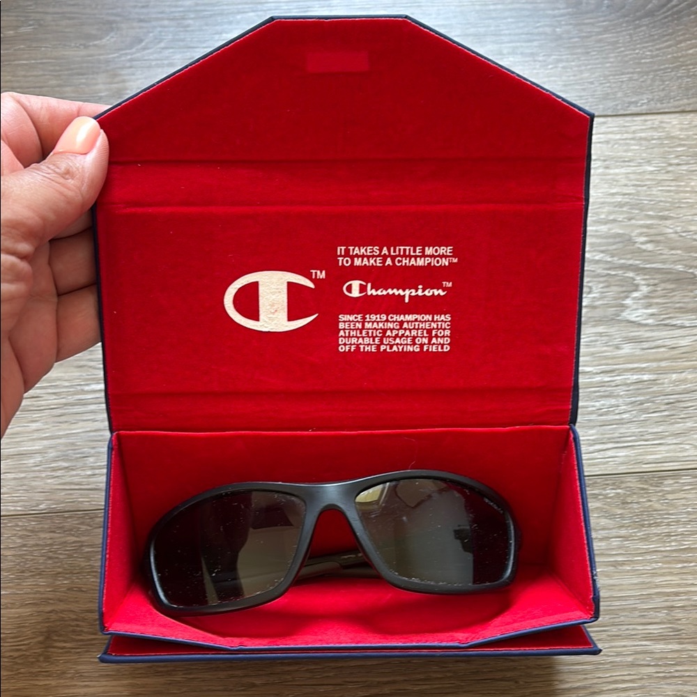 Champion Dark Blue Clutch with Champion Sunglasses